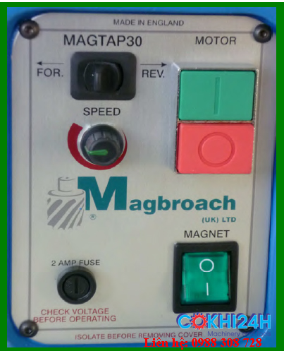Bảng điểu khiển của máy khoan từ Magtap30